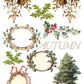 Iron Orchid Designs - Santa's Hollow - Furniture Decor Transfer Pad ***Limited Edition***