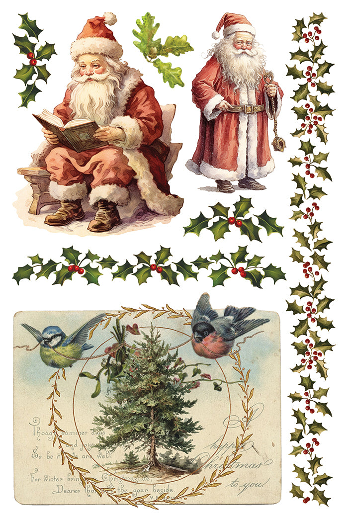 Iron Orchid Designs - Santa's Hollow - Furniture Decor Transfer Pad ***Limited Edition***