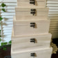 Set of FIVE Wooden Boxes