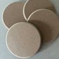Set of Four MDF Round Coasters Craft Blanks - 10cm