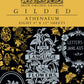 Gilded Athenaeum Transfer from Iron Orchid Designs with decorative gold and silver designs and text on a black background