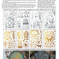 Decorative elements with gold and silver designs on a white background from Iron Orchid Designs