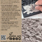 Back of a IOD Moulds 'With Love, The IOD Family' Iron Orchid Designs castings kit box, featuring product information, barcode, and a close-up photo of a hand holding a cast silicone mold. Hazel and Bay mould.