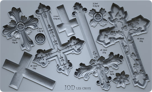 Iron Orchid Designs - Mould - Les Croix  ***Spring Release 2026***