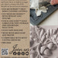An image of the packaging for Iron Orchid Designs Oak leaves and Acorns mould.