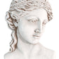 White clay casting showing the head and shoulders of Persephone from Iron Orchid Designs mould