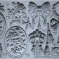 Victoriana grey silicone mould by Iron Orchid Designs for Crafts and baking