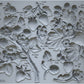 An Iron Orchid Designs silicone mould featuring clusters of berries, leaves, and blossoms 