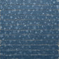 A square decorative panel featuring horizontal dark blue wooden planks with a distressed finish, decorated with hand-painted white snowflakes and snowflurries across the surface. Flurry stamp From Iron Orchid Designs.