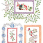 Decorative frames with floral and botanical designs on a white background by Iron Orchid Designs