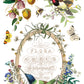 Vintage-style illustration with birds, flowers, and text on a white background from Iron Orchid Designs