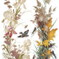 Illustration of flowers and birds on a white background from Iron Orchid Designs Flowers By The Poets transfer