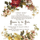 Decorative floral design with text on a white background from Iron Orchid Designs Flowers By The Poets transfer