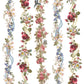 Decorative floral garland with ribbons on a white background from iron Orchid Designs Madeleine transfer