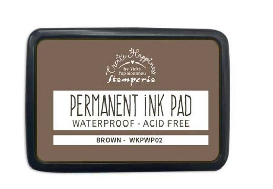 Permanent Ink Pad Brown - Stamperia