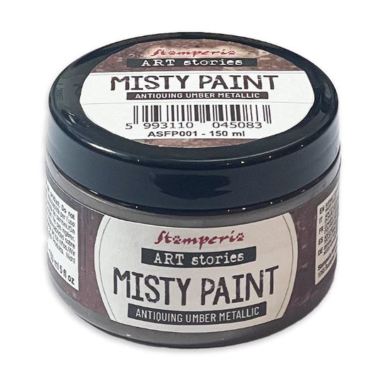 Misty Paint Metallic 150 ml - Stamperia - Antiquing Umber