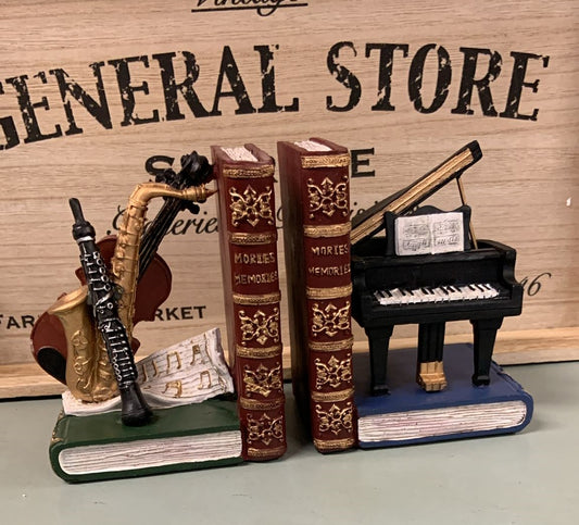 Music Instrument Bookends