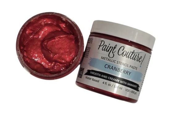 Paint Couture Metallic Stencil Paste - Various Colours