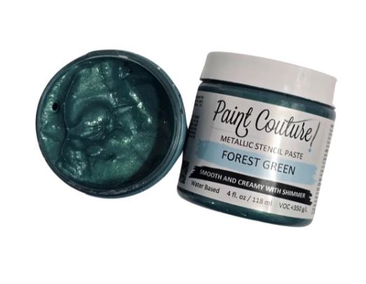 Paint Couture Metallic Stencil Paste - Various Colours