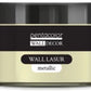Jar of Pentacolor Wall Decor Wall Lasur metallic pearl white paint on a white background