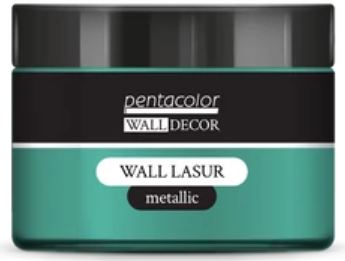Jar of Pentacolor Wall Decor Wall Lasur metallic blue gold paint