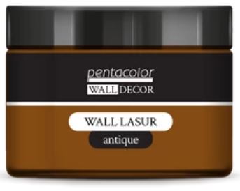 Jar of Pentacolor Wall Decor Wall Lasur in antique rust color on a white background