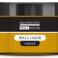 Jar of Pentacolor Wall Decor Wall Lasur with black lid and ochre body on a white background