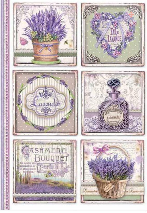 Provence Cards - Stamperia - Rice Papers A4