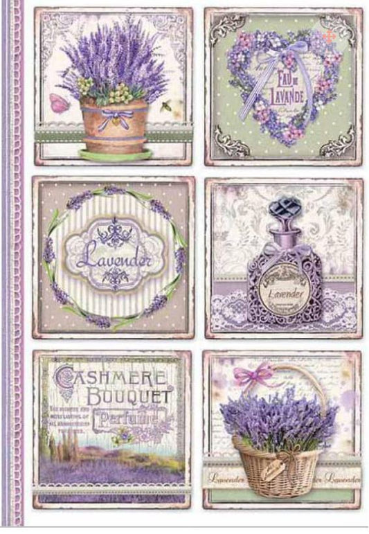Provence Cards - Stamperia - Rice Papers A4