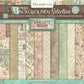 Brocante Antiques Background Selection Scrapbooking Pad - Stamperia - 30.5cm x 30.5cm 12" x 12"