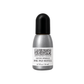 Silver Sparkle Ink Pad Refill by Iron Orchid Designs in a metallic silver bottle with a black cap and white label, centered on a white background.