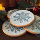 Set of Four MDF Round Coasters Craft Blanks - 10cm
