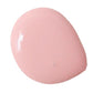 Blob of pink paint on a white background