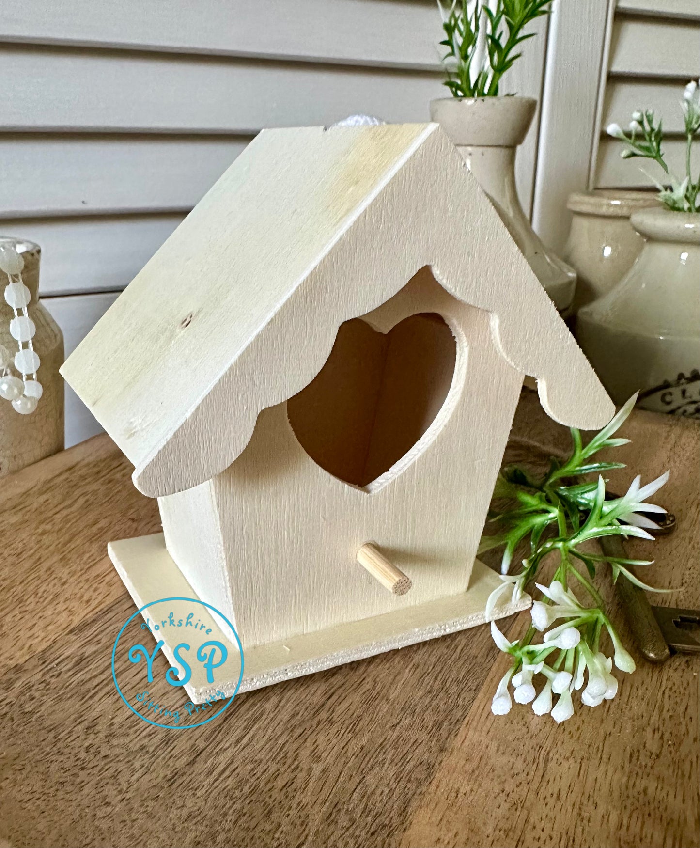 Teeny Tiny Plywood Bird House - Craft Blank