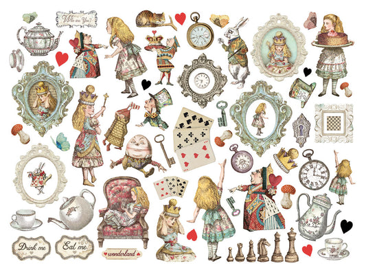 Alice Assorted Die Cuts - Stamperia