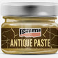 A jar of Pentart Gold Antique Paste with a dark brown label and a silver metal lid, shown against a plain white background. 