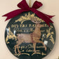 Clear Acrylic Medallion – 16cm Fillable Christmas Craft Blank