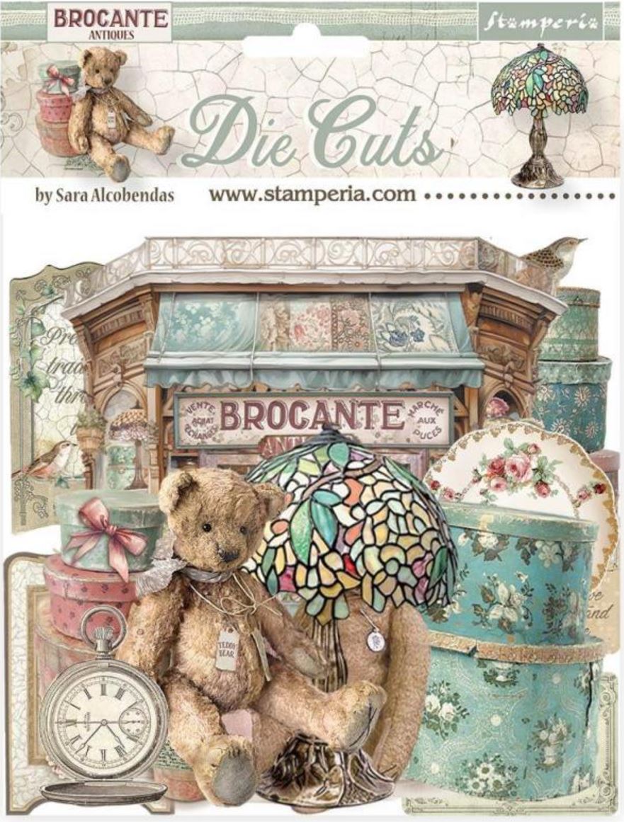 Brocante Antiques Assorted Die Cuts - Stamperia