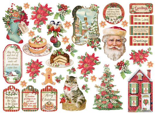 Classic Christmas Assorted Die Cuts - Stamperia