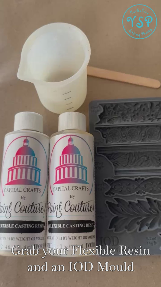 Paint Couture FLEXIBLE Casting Resin Kit - IVORY (various sizes)