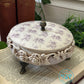 Round Lidded Trinket Box