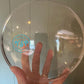 Clear Acrylic Medallion – 16cm Fillable Christmas Craft Blank