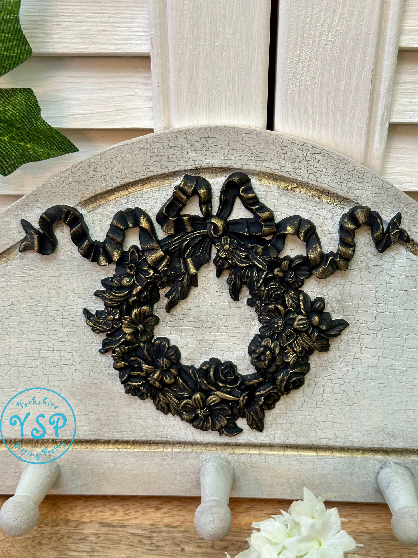 Milk Painted Key Rack