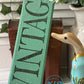 Crackled Vintage Sign
