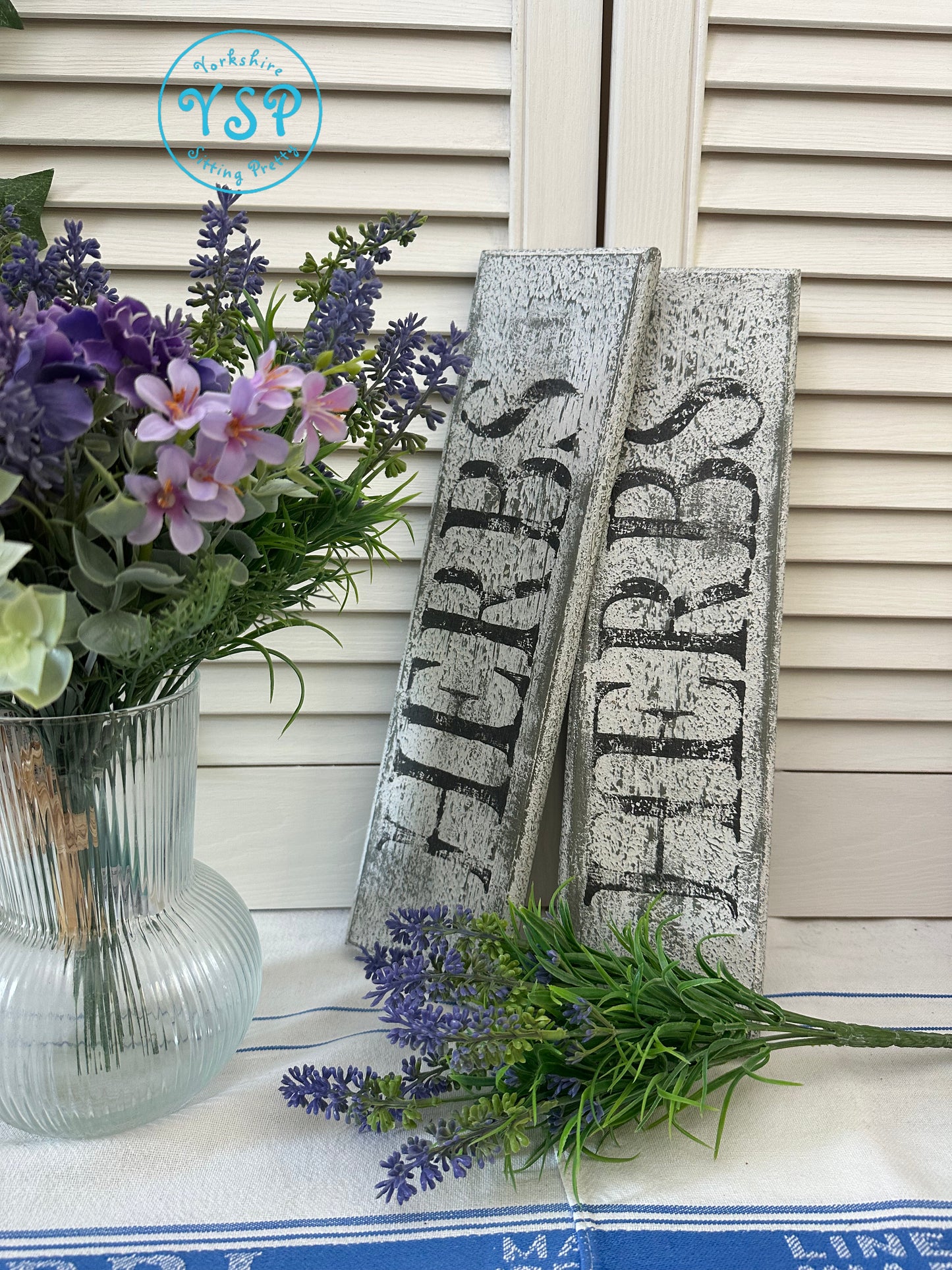 Rustic Style Herb Sign