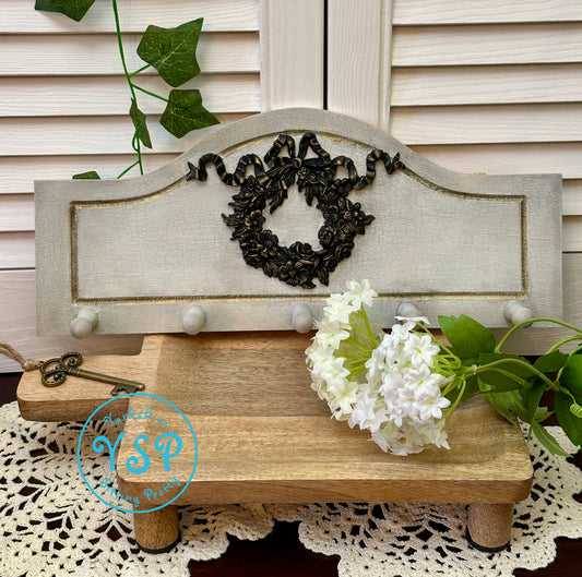 Milk Painted Key Rack