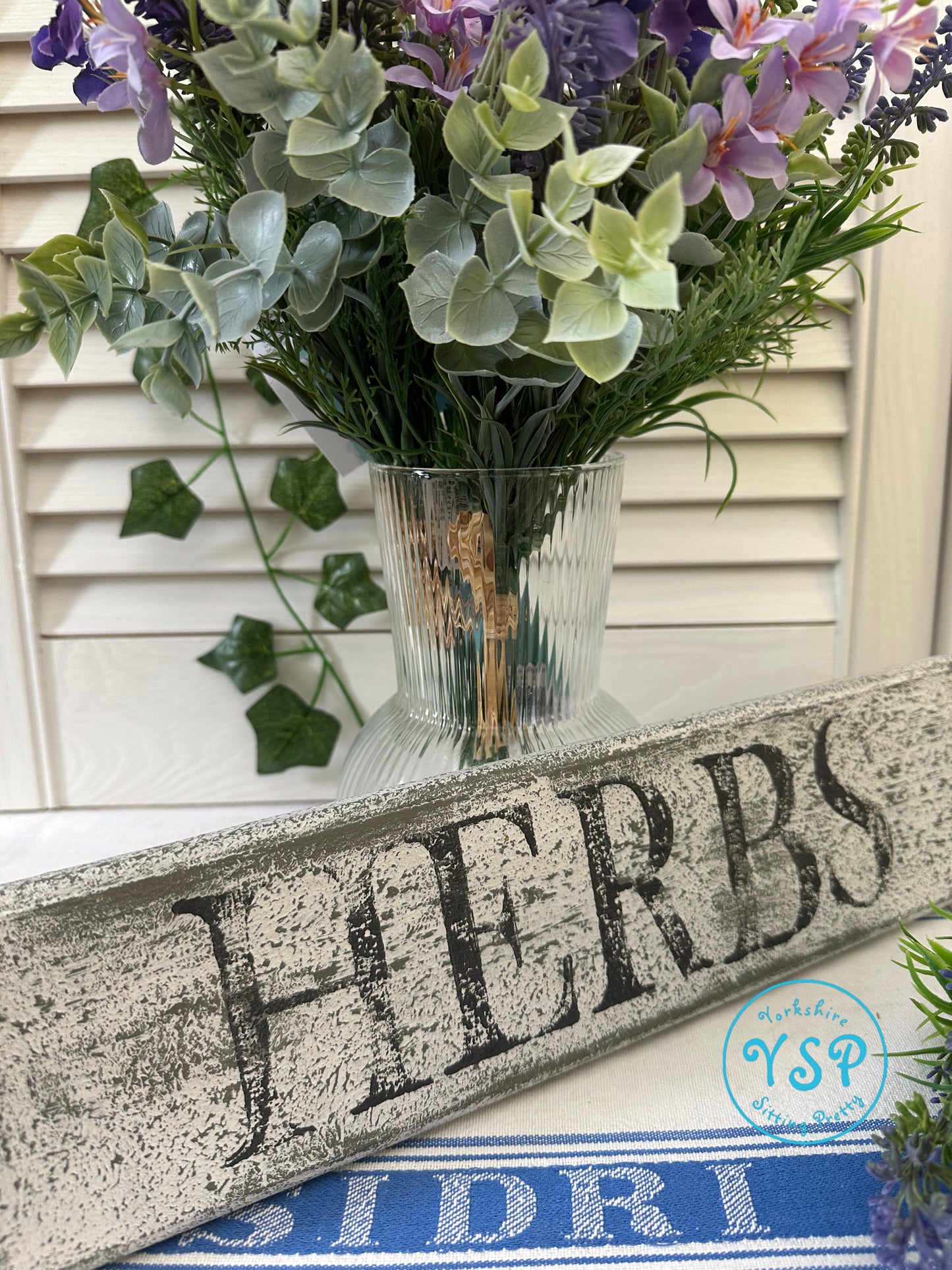 Rustic Style Herb Sign
