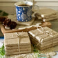 Set of Four Travertine Coasters