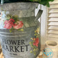 Flower Market Milk Churn