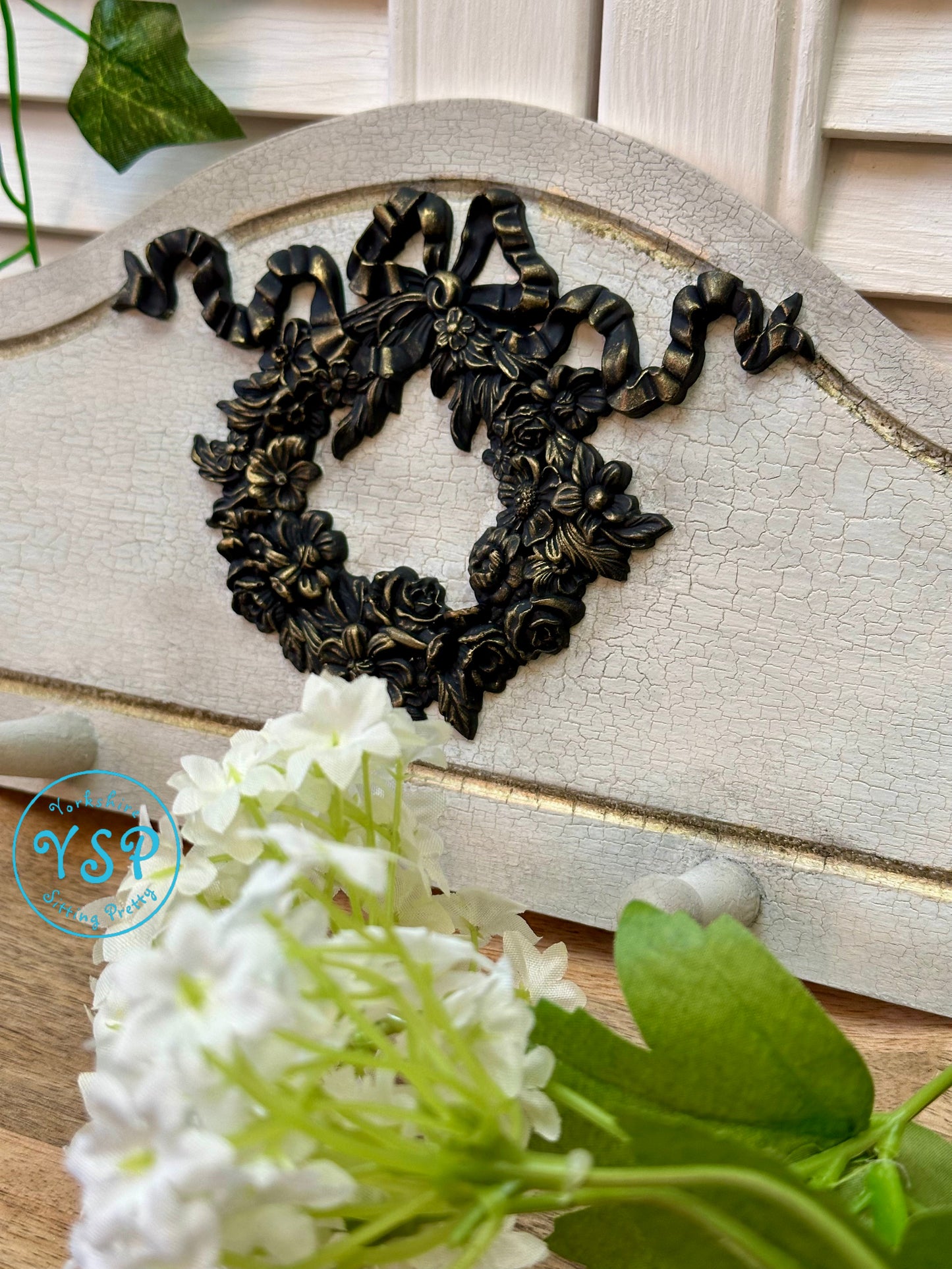 Milk Painted Key Rack